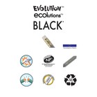 Карандаш чернографитный BIC HB Evolution BLACK, пластиковый, с ластиком - Фото 2