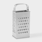 Тёрка КВАРЦ «Эконом», 4 грани, 8.5×6.2×18.2 см, металл - Фото 3