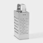 Тёрка КВАРЦ «Эконом», 4 грани, 8.5×6.2×18.2 см, металл - Фото 3