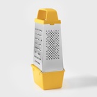 Тёрка с контейнером КВАРЦ «Комфорт», 4 грани, 450 мл, 11×8.5×27 см, металл, МИКС - Фото 4