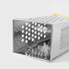 Тёрка с контейнером КВАРЦ «Комфорт», 4 грани, 450 мл, 11×8.5×27 см, металл, МИКС - Фото 6