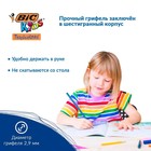 Карандаши цветные 12 цветов, детские, шестигранные, BIC Kids Tropicolors, пластиковые, ударопрочный грифель 3.2 мм, картонная упаковка - Фото 5