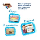Карандаши цветные 12 цветов, детские, шестигранные, BIC Kids Tropicolors, пластиковые, ударопрочный грифель 3.2 мм, картонная упаковка - Фото 7