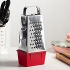 Тёрка «Комфорт», 4 грани, с контейнером 450 мл, 11×8,5×27 см, цвет МИКС - Фото 6