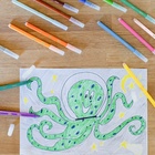 Фломастеры 18 цветов BIC Kids Visa, детские, смываемые, тонкое письмо - Фото 7