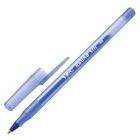 Ручка шариковая BIC Round Stic Classic, узел 1.0 мм, среднее письмо, чернила синие, одноразовая, тонированный голубой корпус - Фото 8