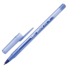 Ручка шариковая BIC. Round Stic Classic, синий стержень, узел 1 мм, одноразовая, тонированный голубой корпус - Фото 7