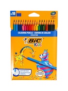 Цветные карандаши 18 цветов, детские, шестигранные, ударопрочные, BIC Kids Evolution - Фото 6