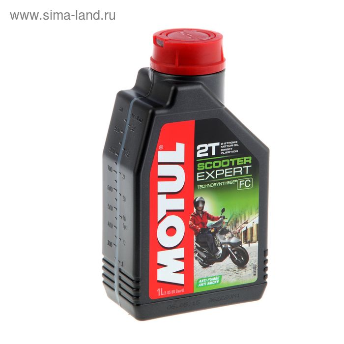 Моторное масло MOTUL Scooter Expert 2T, 1 л 105880 - Фото 1