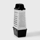 Тёрка с контейнером КВАРЦ «Комфорт», 4 грани, 450 мл, 11×8.5×27 см, металл, МИКС - Фото 3