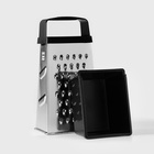 Тёрка с контейнером КВАРЦ «Комфорт», 4 грани, 450 мл, 11×8.5×27 см, металл, МИКС - Фото 5