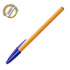 Ручка шариковая, BIC Orange, узел 0.8 мм, чернила синие, мягкое экономичное тонкое письмо, оранжевый корпус - Фото 3