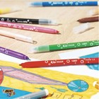 Фломастеры 12 цветов BIC Kid Couleur, детские, смываемые, среднее письмо - Фото 4