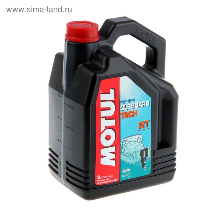 Моторное масло MOTUL Outboard TECH 2T, 5 л 101728