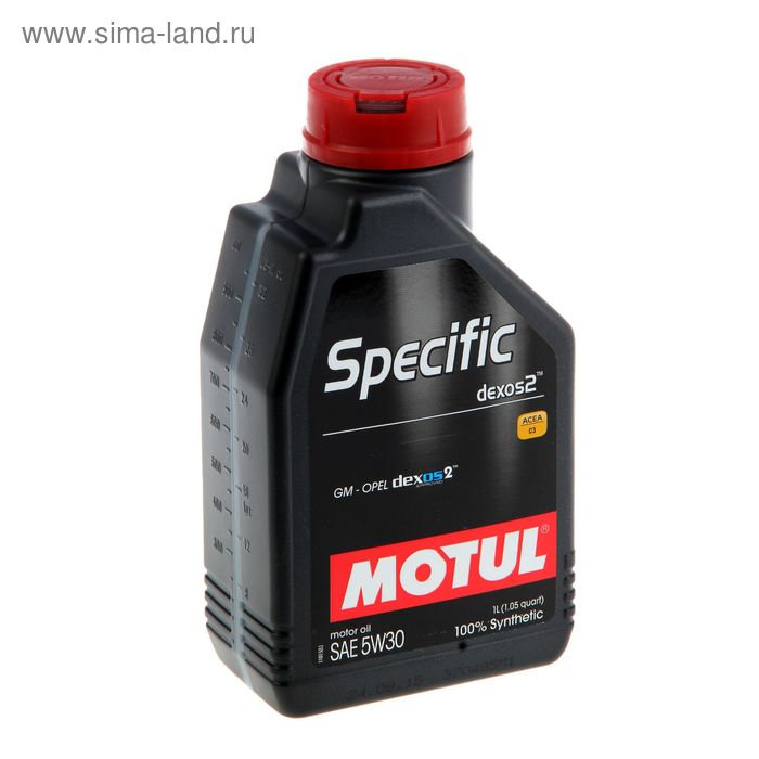 Моторное масло MOTUL Specific DEXOS2 5W-30, 1 л 102638 - Фото 1