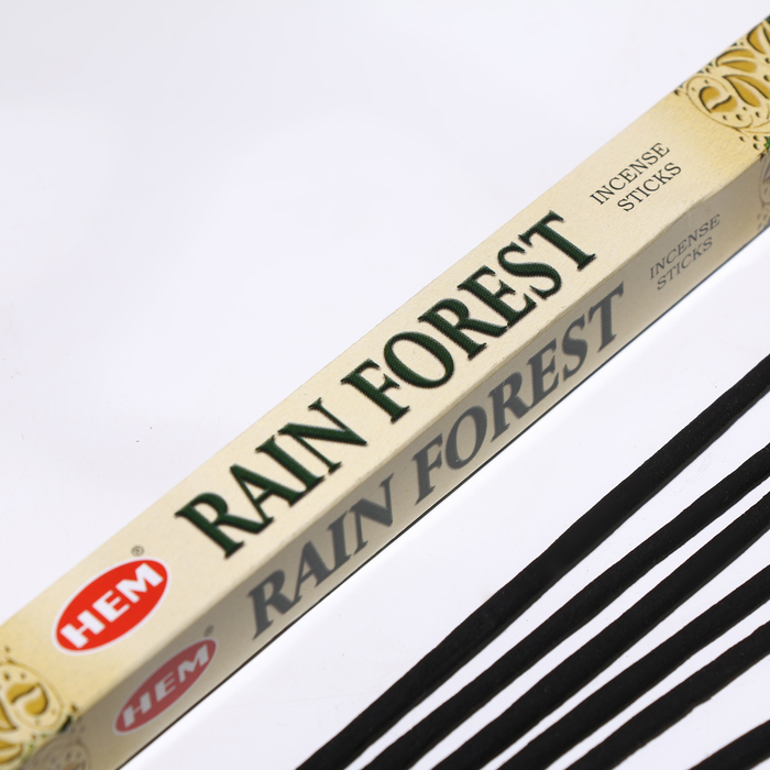 Благовония HEM "Rain Forest. Тропический Лес", 8 палочек в упаковке, четырёхгранник - фото 1927270352