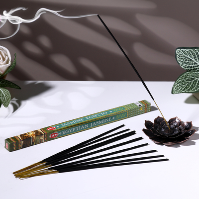 Благовония HEM "Egyptian Jasmine. Египетский Жасмин", 8 палочек в упаковке, четырёхгранник