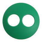 Волшебная пуговица "Матовая", круг, цвет зелёный - Фото 1