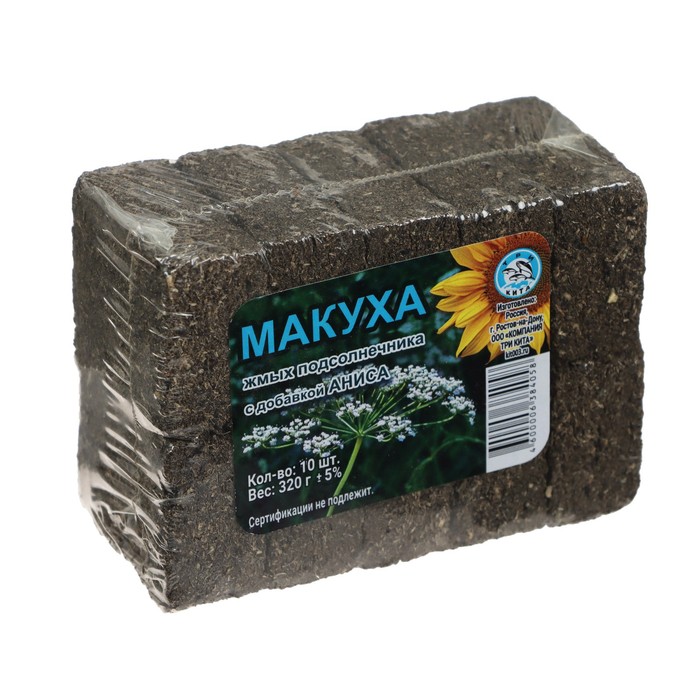 Макуха подсолнечника «Анис», с добавкой, 320 г - Фото 1