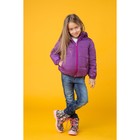 Куртка для девочки балон, рост 128 см, цвет фиолетовый_КУД 02-27 - Фото 1