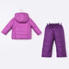 Костюм для девочки (куртка+брюки), рост 92 см, цвет сирень/фиолетовый_КОД 02-21 - Фото 2