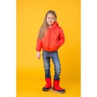 Куртка для девочки балон, рост 116 см, цвет красный_КУД 02-35 - Фото 1