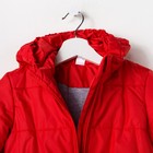 Куртка для девочки балон, рост 116 см, цвет красный_КУД 02-35 - Фото 6