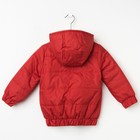 Куртка для девочки на резинке, рост 110 см, цвет красный_КУД 03-83 - Фото 3