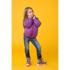 Куртка для девочки балон, рост 110 см, цвет фиолетовый_КУД 02-24 - Фото 2