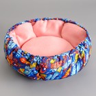 Лежанка-трансформер флисовая на затяжках, 50 см, микс цветов - Фото 3