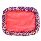 Лежанка мягкая с бортом, 55 х 40 см, микс цветов - Фото 5