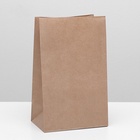 Пакет крафт бумажный фасовочный, прямоугольное дно 18×12×29 см - Фото 2