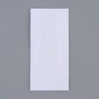 Пакет крафт бумажный фасовочный, белый, прямоугольное дно 8 х 5 х 17 см (комплект 100 шт) - фото 25604359