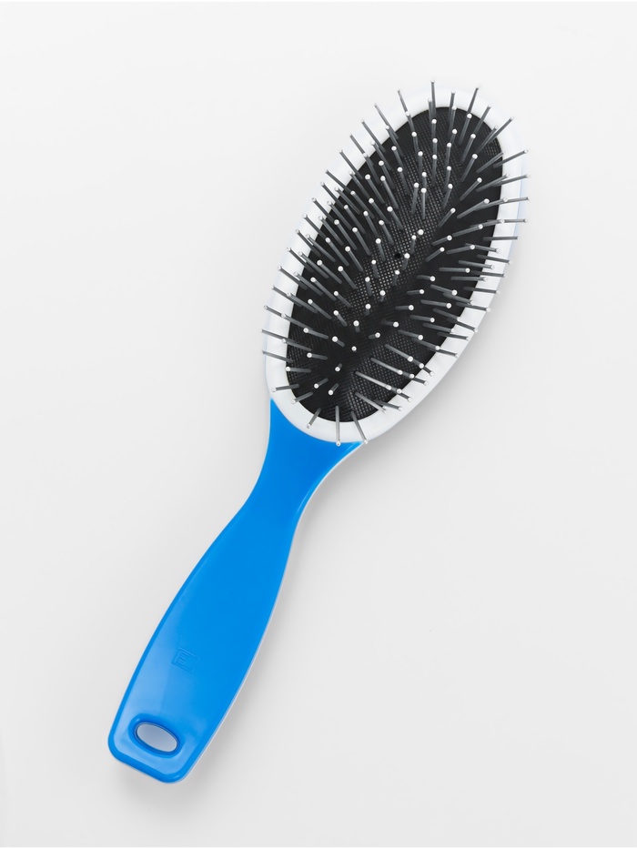 Расчёска массажная, 6×22 см, металлические зубчики, МИКС - Фото 1