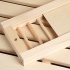 Крышка вентиляции, 30×17 см, липа, с задвижкой, «Добропаровъ» - Фото 6