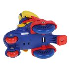 Раздвижные роликовые коньки, ABEC-7, размер 26-29, цвет синий с жёлтым - Фото 3