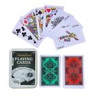 Карты игральные пластиковые "Poker range", 54 шт, 28 мкм, 8.8 х 5.8 см, микс - фото 297776476