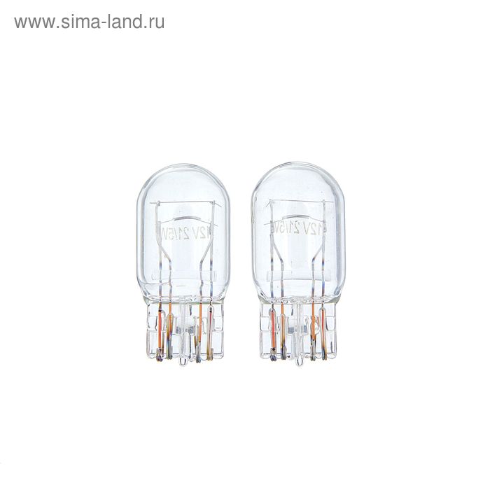 Комплект галогенных  ламп TORSO T20 - W21/5W - 7443, 3300 K, 12 В, 2 шт. - Фото 1