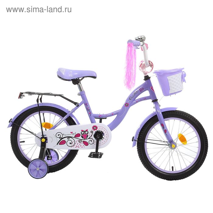 Велосипед 16" GRAFFITI Premium Girl, 2016, цвет сиреневый - Фото 1