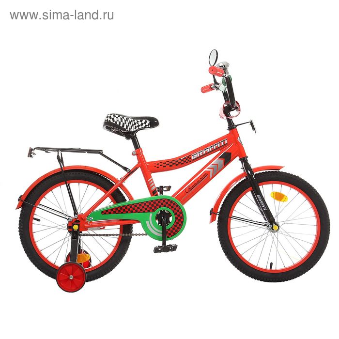 Велосипед 18" GRAFFITI Premium Racer, 2016, цвет красный - Фото 1