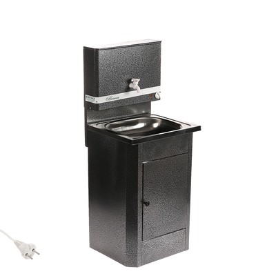 Умывальник "Весна", с ЭВН, нержавеющая мойка, 1250 Вт, 17 л, цвет серебро