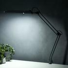 Светильник настольный на струбцине ДЕЛЬТА с АПП (2G7, КЛЛ, 11 Вт, 220 В) Серебро - Фото 5