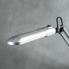 Светильник настольный на струбцине ДЕЛЬТА с АПП (2G7, КЛЛ, 11 Вт, 220 В) Серебро - Фото 6