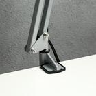 Светильник настольный на струбцине ДЕЛЬТА с АПП (2G7, КЛЛ, 11 Вт, 220 В) Серебро - Фото 9