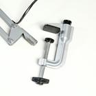 Светильник настольный на струбцине ДЕЛЬТА с АПП (2G7, КЛЛ, 11 Вт, 220 В) Серебро - Фото 2