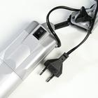 Светильник настольный на струбцине ДЕЛЬТА с АПП (2G7, КЛЛ, 11 Вт, 220 В) Серебро - Фото 3