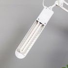 Светильник настольный на струбцине ДЕЛЬТА с АПП (2G7, КЛЛ, 11 Вт, 220 В) Белый - Фото 3