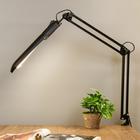 Светильник настольный на струбцине ДЕЛЬТА с АПП (2G7, КЛЛ, 11 Вт, 220 В) Черный - Фото 2