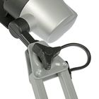 Светильник настольный на струбцине Гавана (Е27, 220 В,энергосбер.) Черно-серебристая - Фото 5