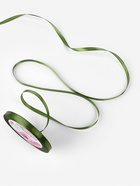 Лента атласная, 6 мм, 23±1 м, насыщенно-зелёная №113 - Фото 2